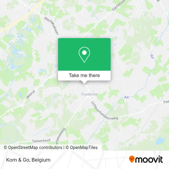 Kom & Go map