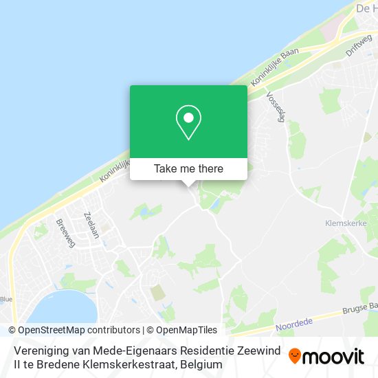 Vereniging van Mede-Eigenaars Residentie Zeewind II te Bredene Klemskerkestraat plan