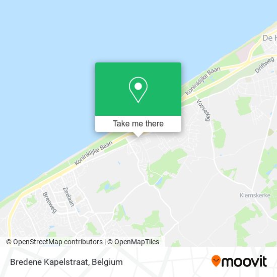 Bredene Kapelstraat plan