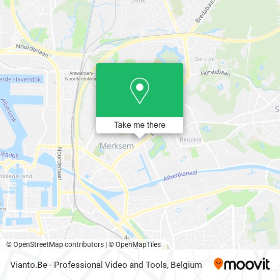 Vianto.Be - Professional Video and Tools map