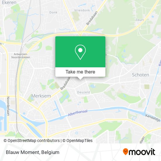 Blauw Moment map