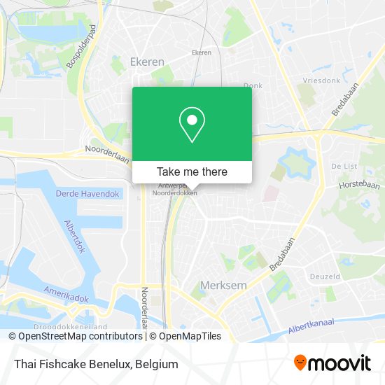 Thai Fishcake Benelux map