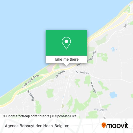 Agence Bossuyt den Haan map