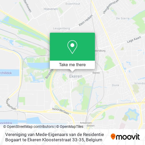 Vereniging van Mede-Eigenaars van de Residentie Bogaart te Ekeren Kloosterstraat 33-35 map