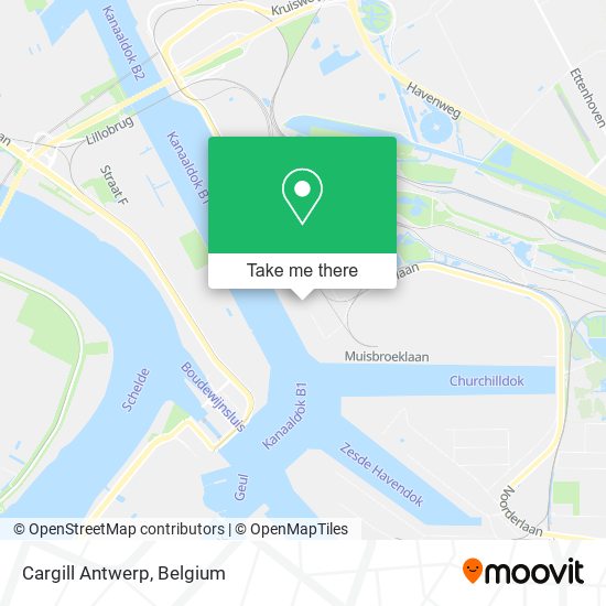 Cargill Antwerp map