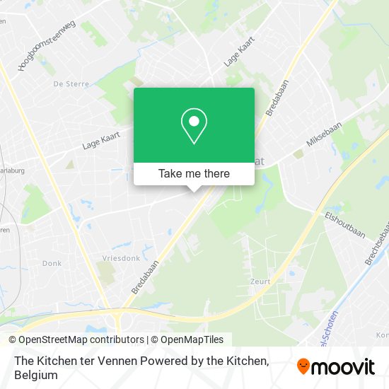 The Kitchen ter Vennen Powered by the Kitchen map