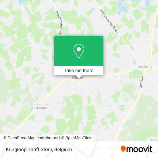 Kringloop Thrift Store map