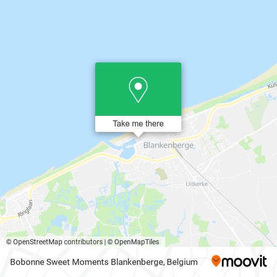 Bobonne Sweet Moments Blankenberge map