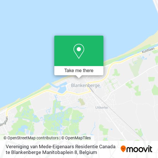 Vereniging van Mede-Eigenaars Residentie Canada te Blankenberge Manitobaplein 8 map