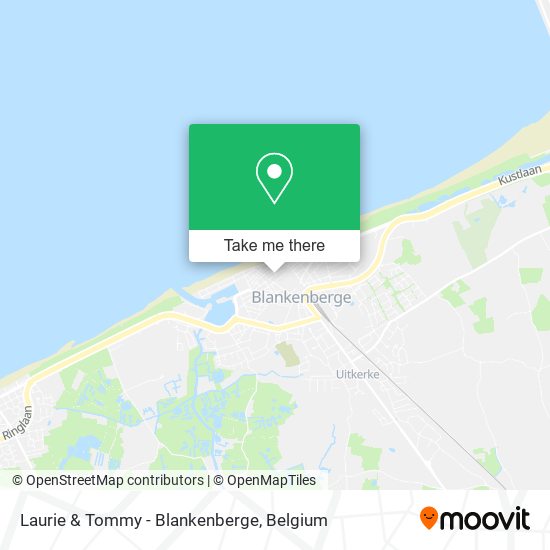 Laurie & Tommy - Blankenberge map