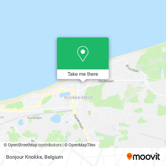 Bonjour Knokke map