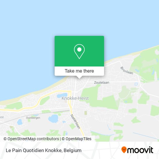 Le Pain Quotidien Knokke map