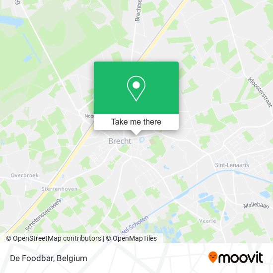 De Foodbar map