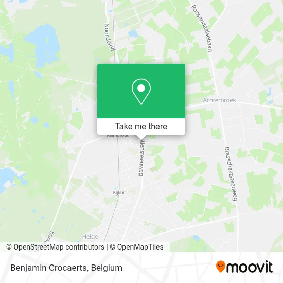 Benjamin Crocaerts map