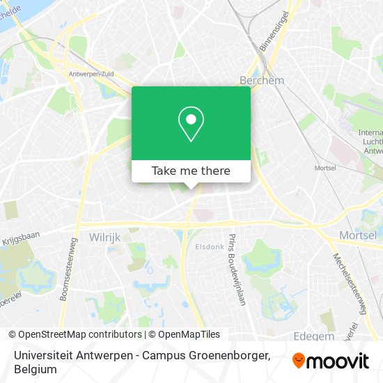 Universiteit Antwerpen - Campus Groenenborger map