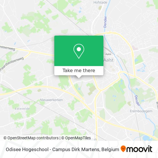 Odisee Hogeschool - Campus Dirk Martens plan