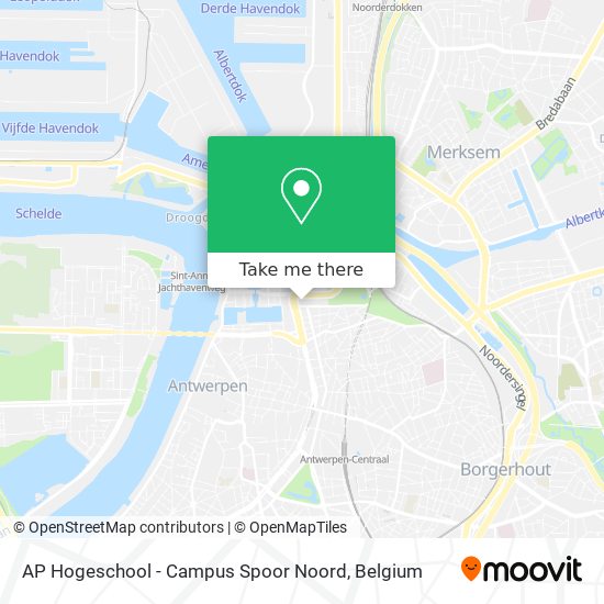 AP Hogeschool - Campus Spoor Noord plan