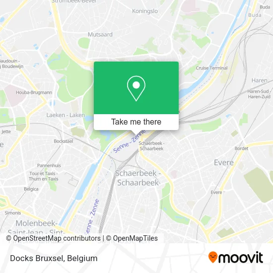 Docks Bruxsel map