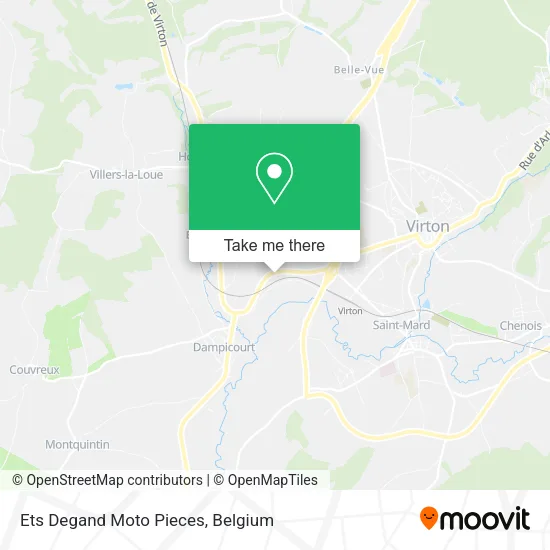 Ets Degand Moto Pieces map