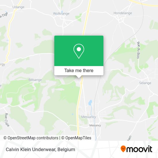 Calvin Klein Underwear map