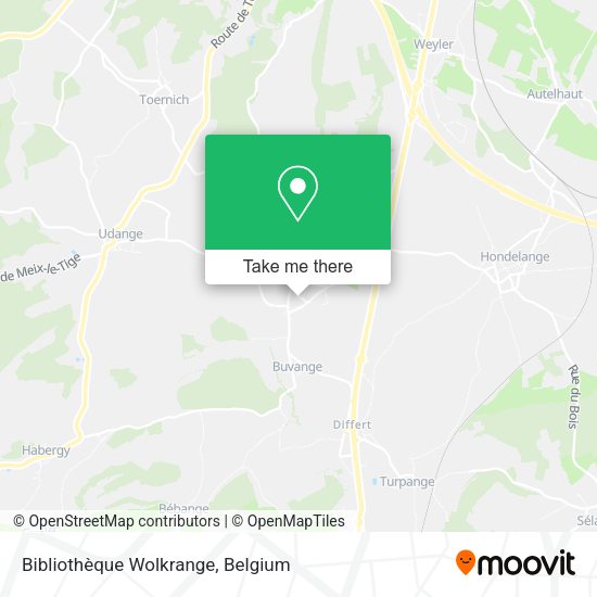 Bibliothèque Wolkrange plan