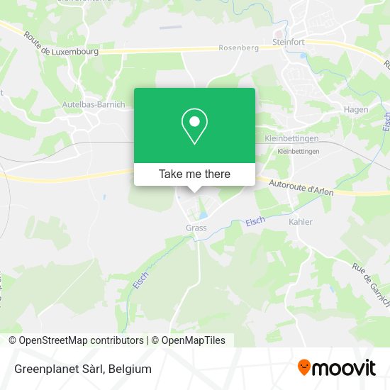 Greenplanet Sàrl map