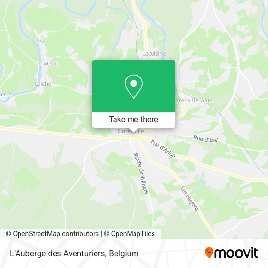 L'Auberge des Aventuriers plan