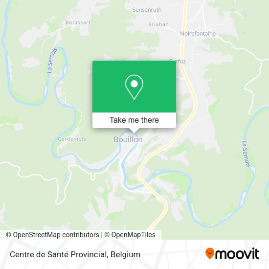 Centre de Santé Provincial map