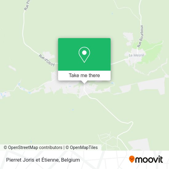 Pierret Joris et Étienne map