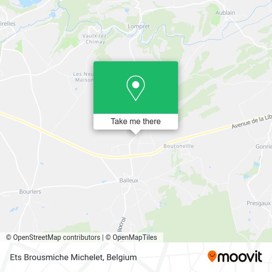 Ets Brousmiche Michelet map
