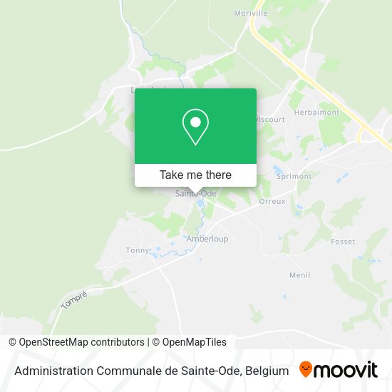 Administration Communale de Sainte-Ode map