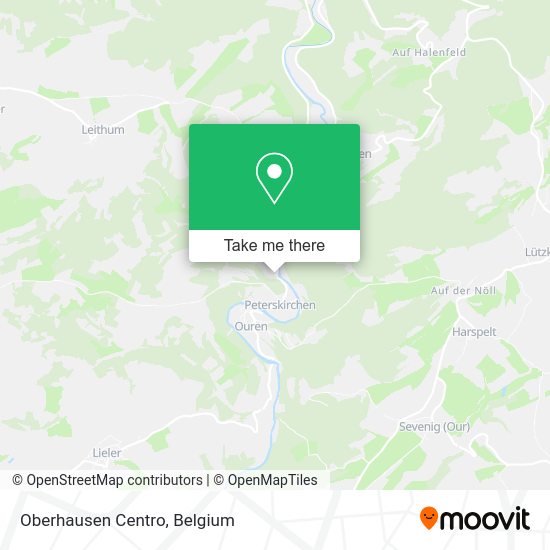Oberhausen Centro plan