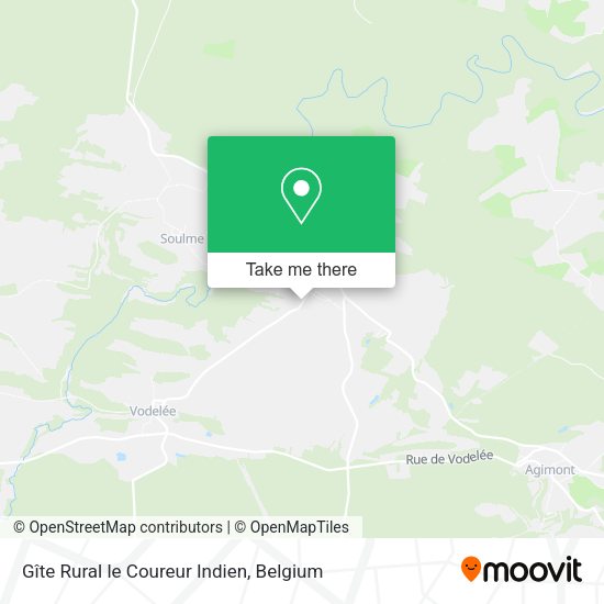 Gîte Rural le Coureur Indien plan