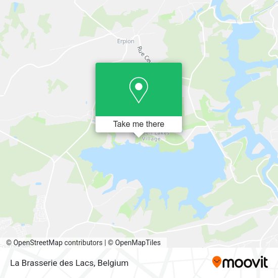 La Brasserie des Lacs plan
