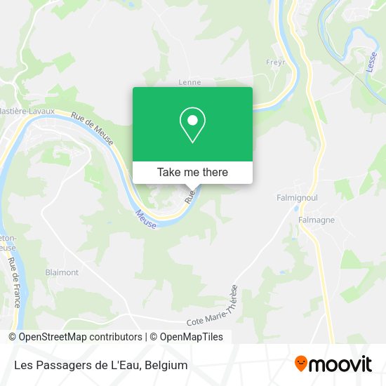 Les Passagers de L'Eau map