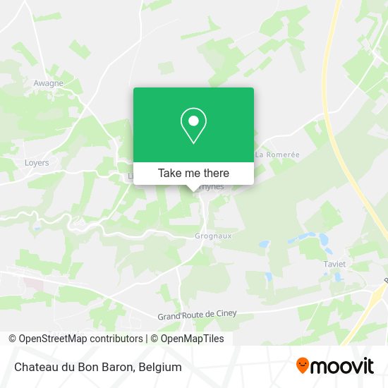 Chateau du Bon Baron plan