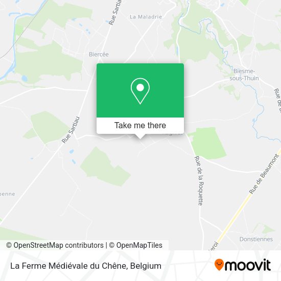 La Ferme Médiévale du Chêne map