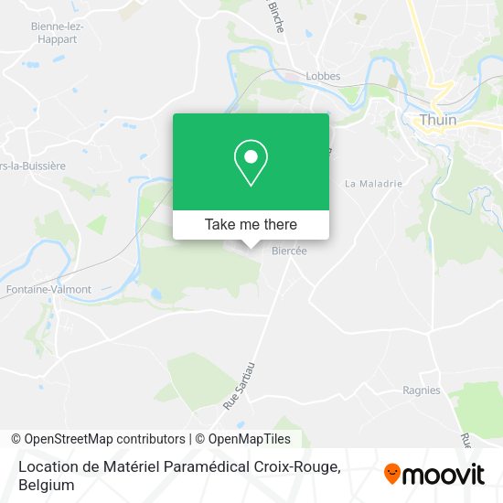 Location de Matériel Paramédical Croix-Rouge plan
