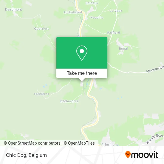 Chic Dog map