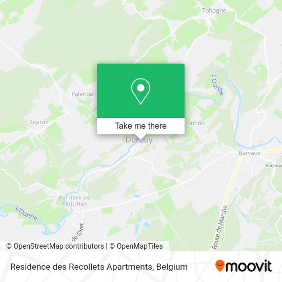 Residence des Recollets Apartments map