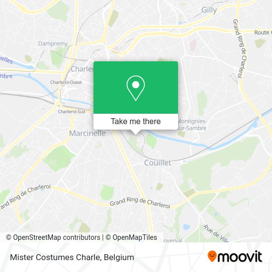 Mister Costumes Charle plan