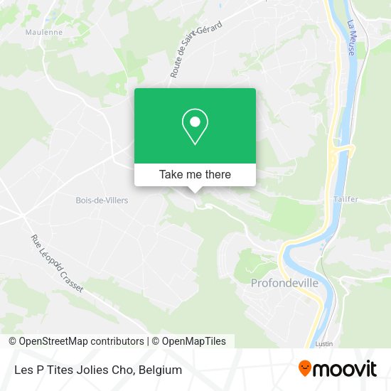 Les P Tites Jolies Cho map