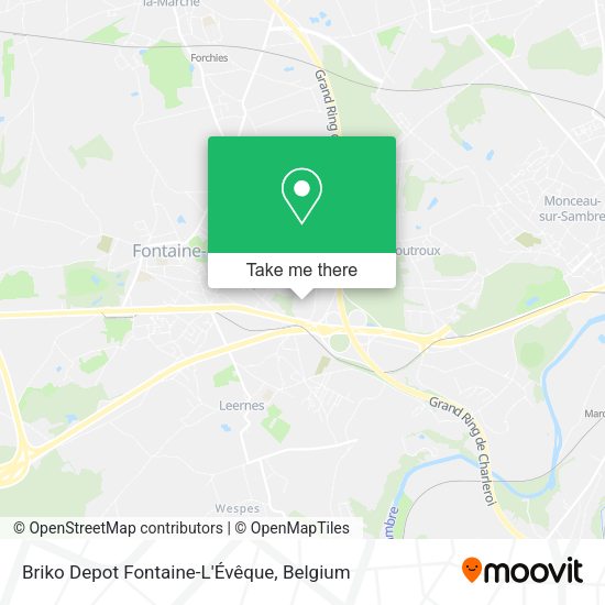 Briko Depot Fontaine-L'Évêque plan