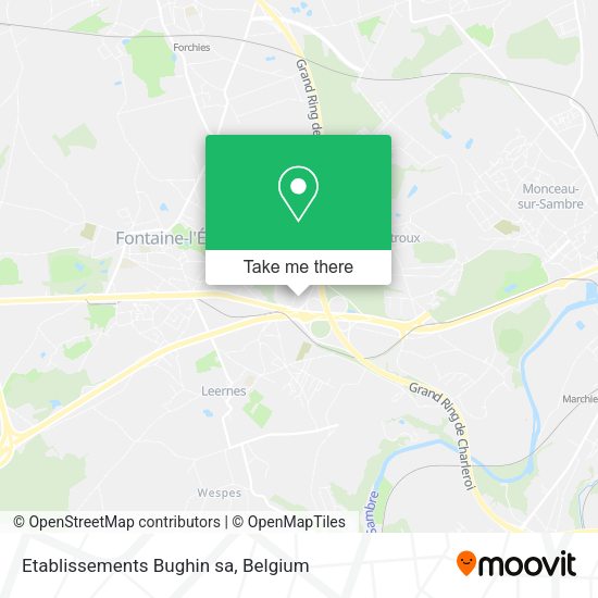 Etablissements Bughin sa map