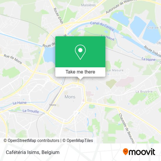 Cafétéria Isims map