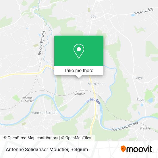 Antenne Solidariser Moustier map