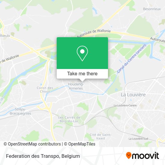 Federation des Transpo map