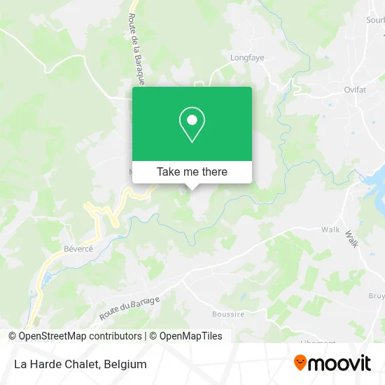La Harde Chalet map