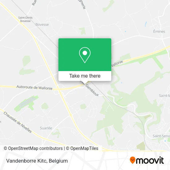 Vandenborre Kitc map