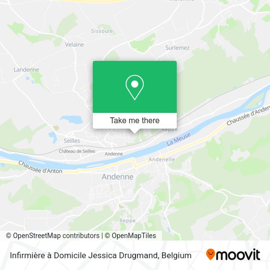 Infirmière à Domicile Jessica Drugmand map